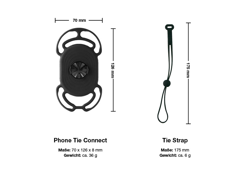 Bike Tie Connect Kit – Smartphonehalter