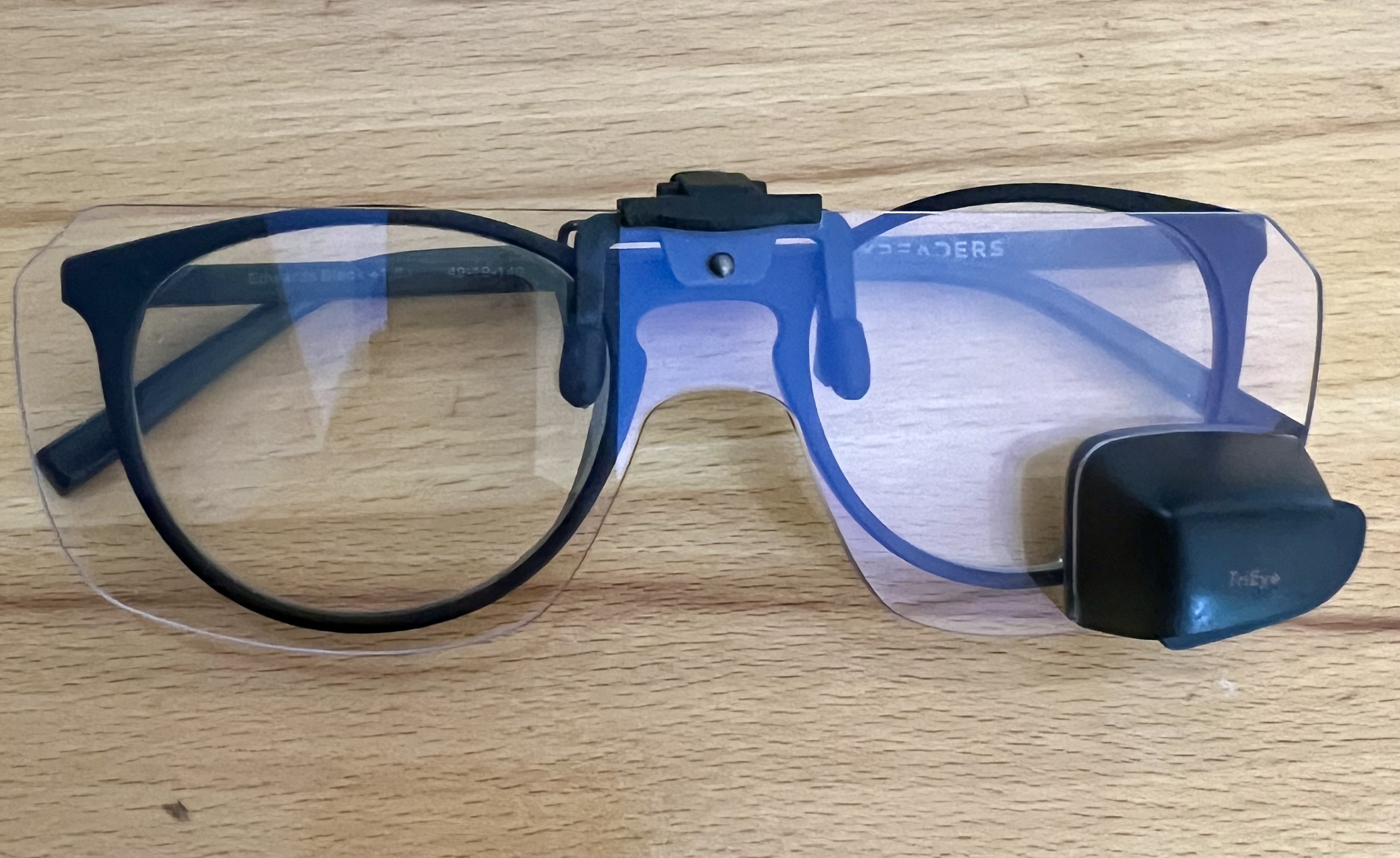 5 TriEye Clip-on Polycarbonate Clear (Medium)